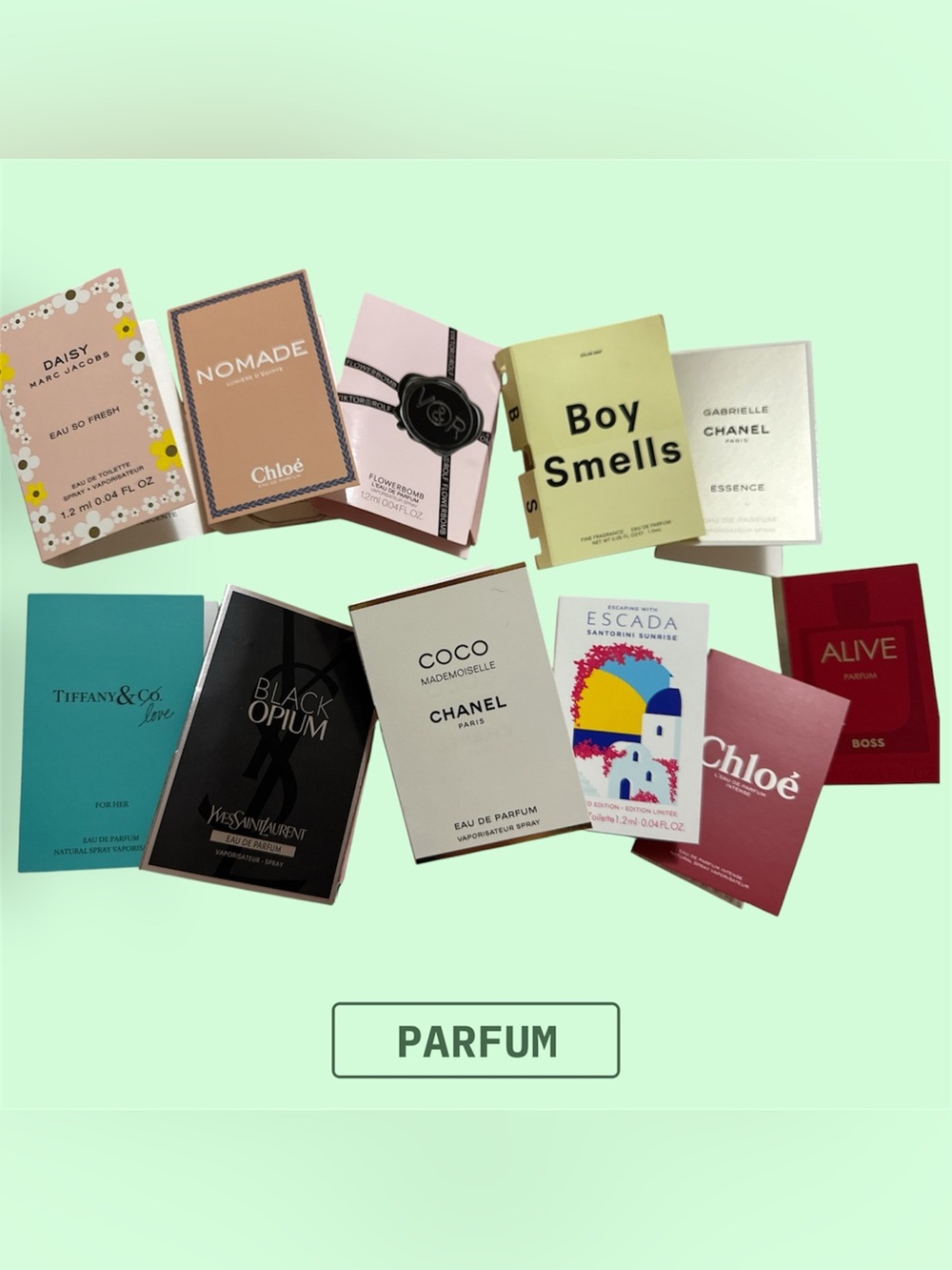 PARFUM samples